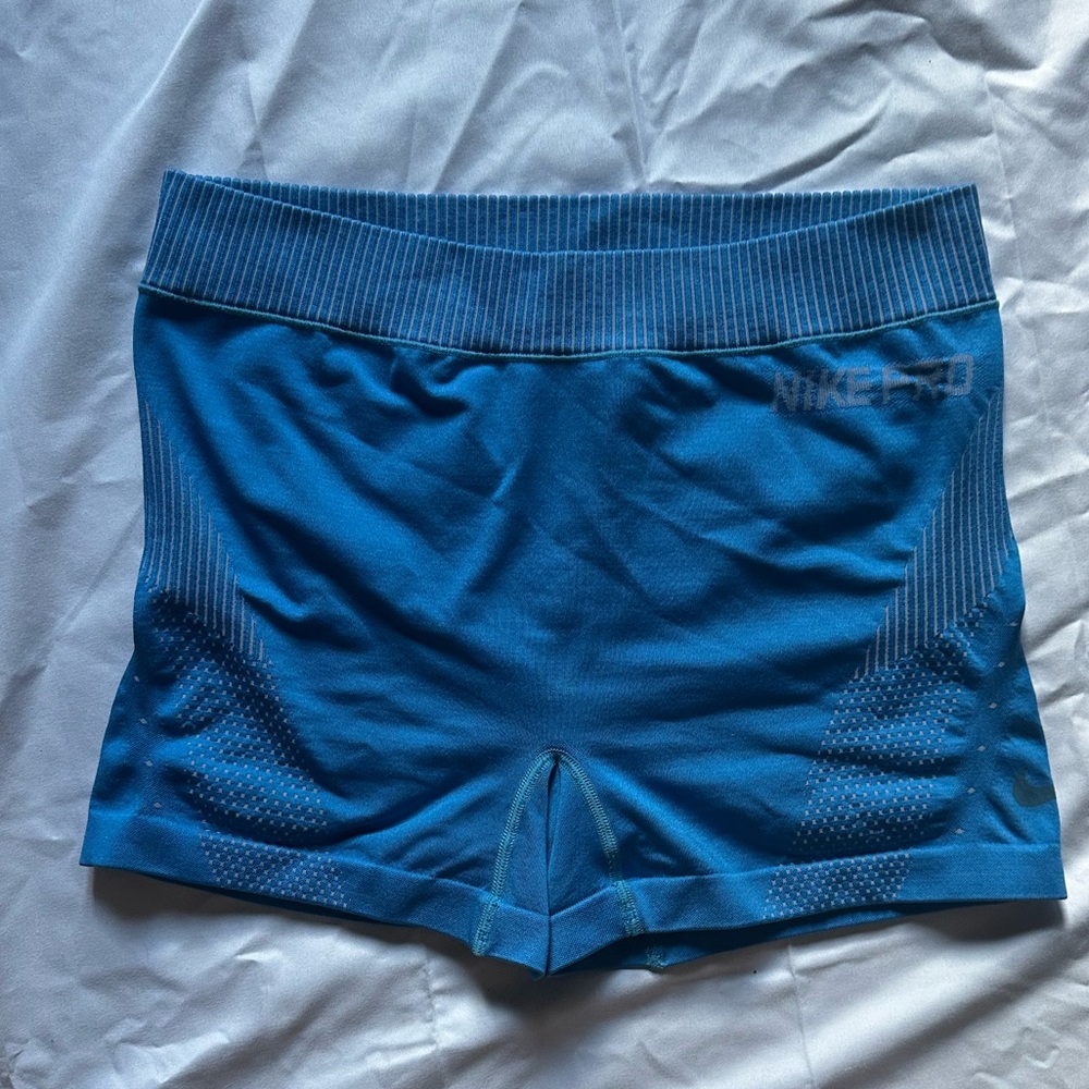 Nike Seamless Blue Athletic Shorts